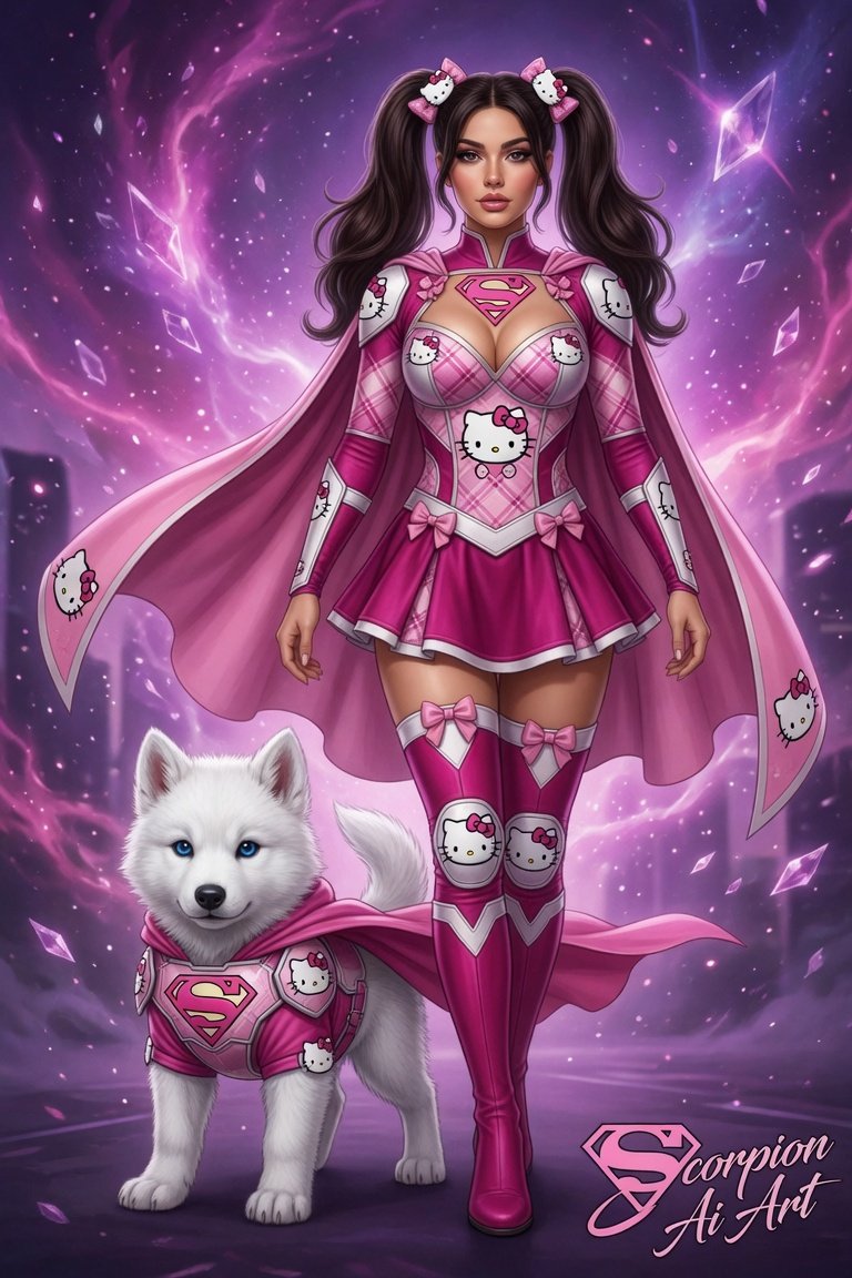 #SuperHelloKitty For @gigisaiart247 And #wewearpinkWednesday
