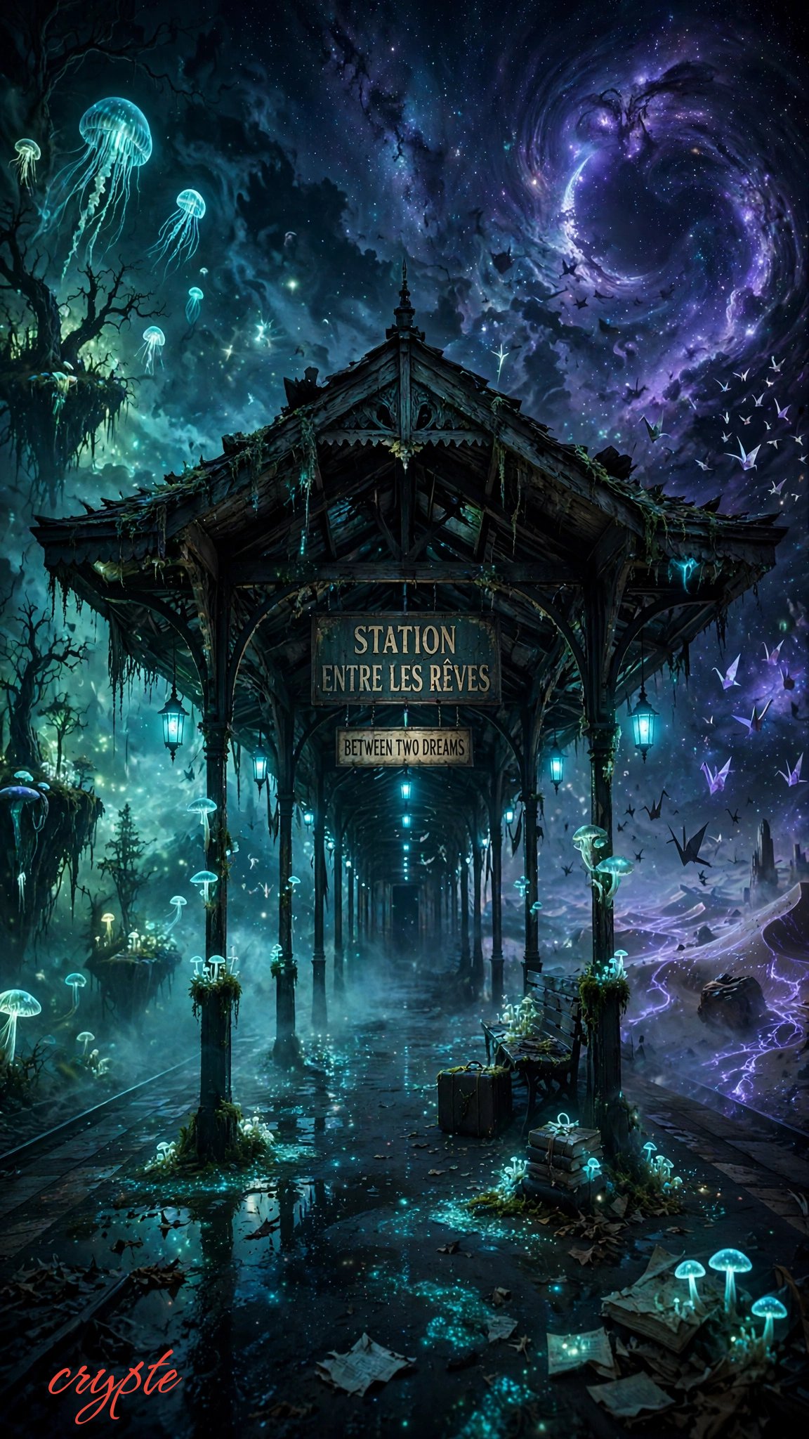 #dailyspark “A train station between two dreams”🌀