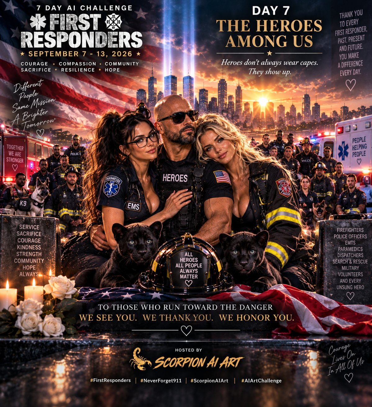 Day 7 — The Heroes Among Us Day 7 celebrates the truth we see every day — heroes don’t always wear c…