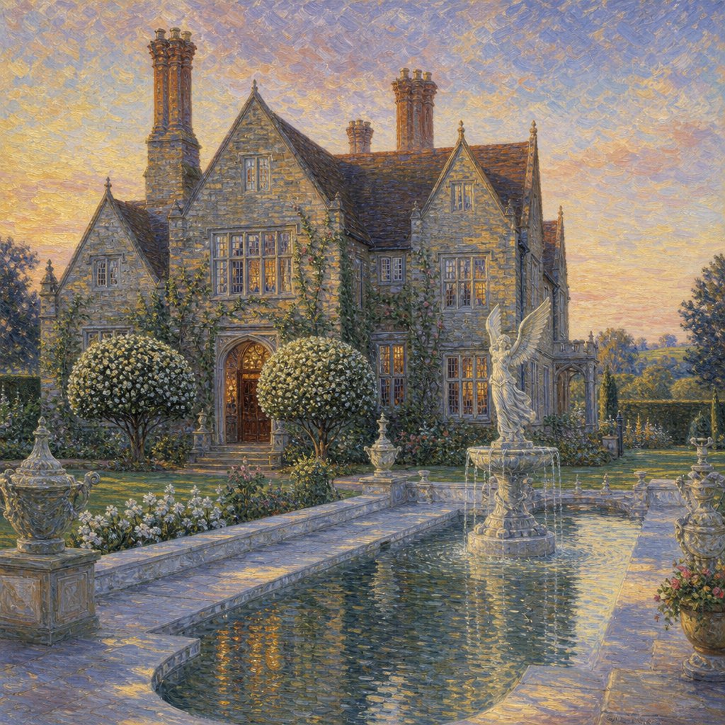Post-Medieval English-style architecture.
