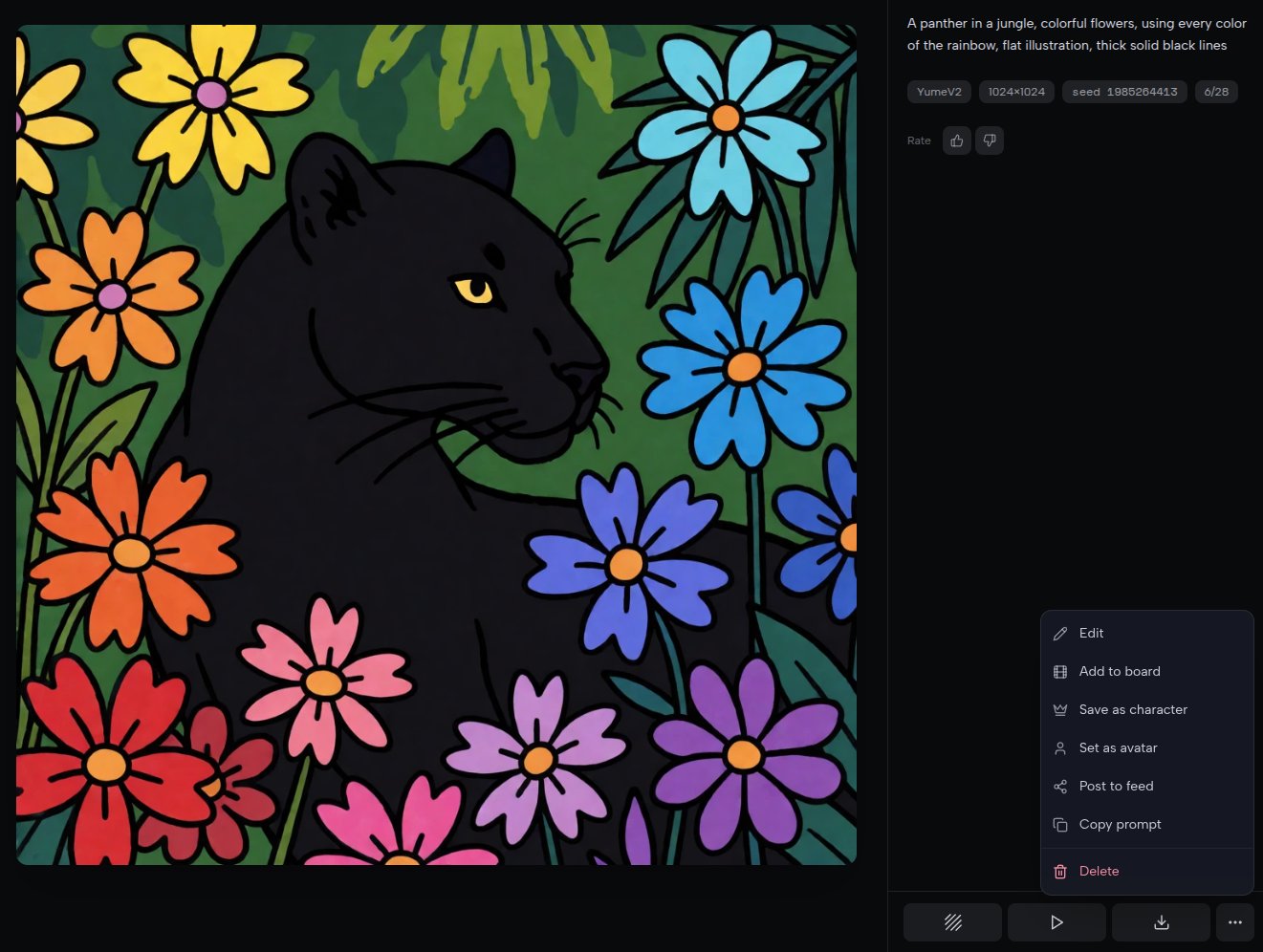 Every image in your AI studio can now be quickly set as your profile picture, little thing, but fun!