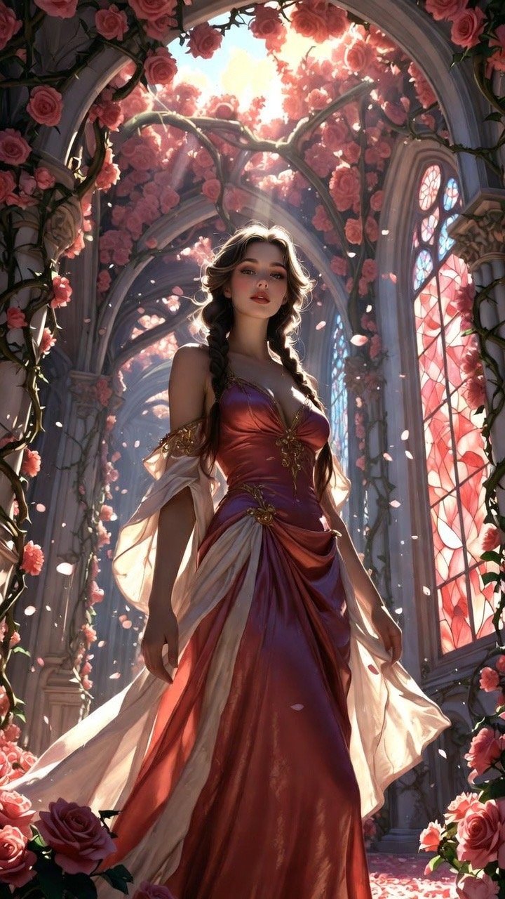 Goodnight 🤫 “Elegant Beauty” She is the elegance in my heart— a quiet grace that steadies me, a soft…