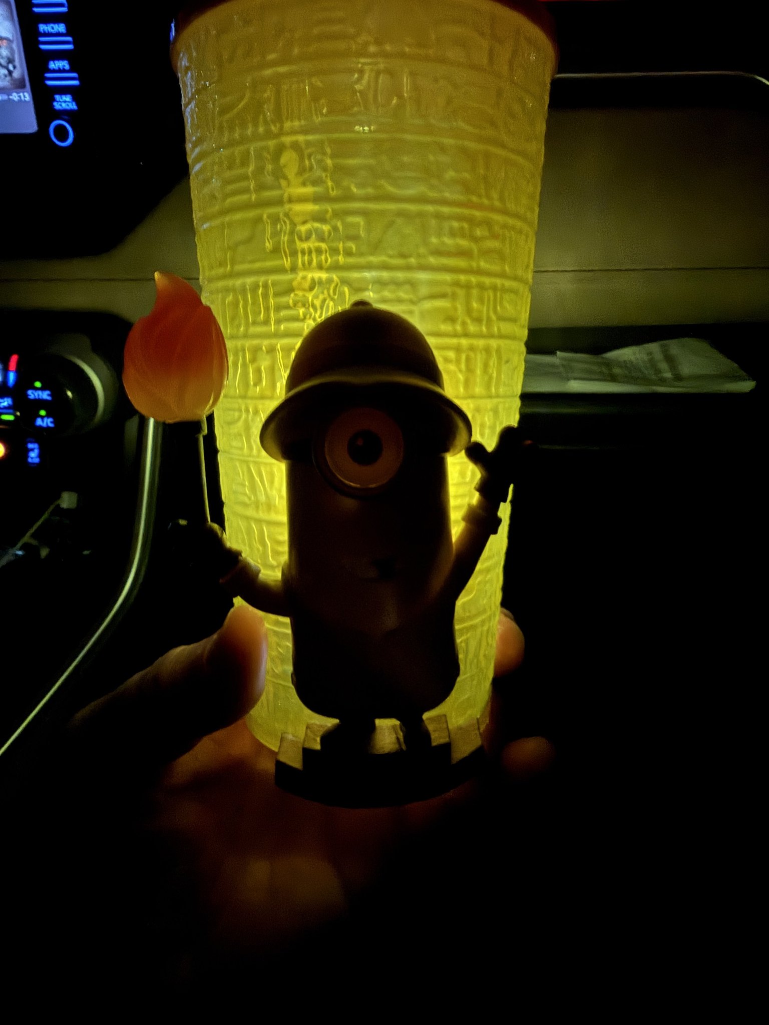 When you go see The Odyssey and get a minion cup 😂 This is for you @gigisaiart247 💛