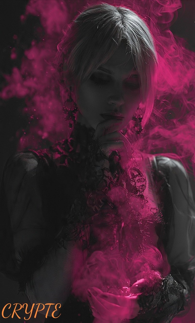#pink power by @gigisaiart247 🩷 The power to paint the Darkness pink!?🤔 Good night, dear artist frie…