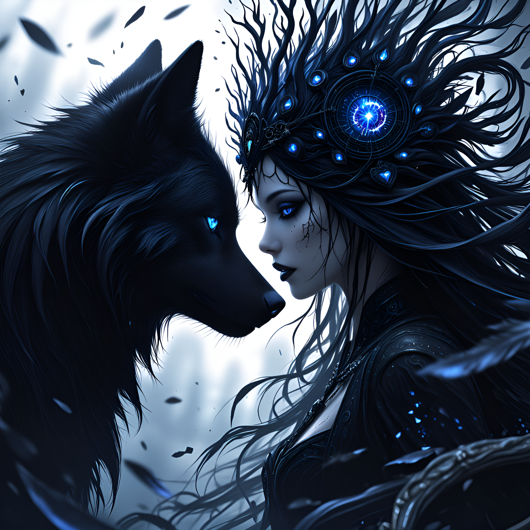 October Legends Art Challenge By @GuruScorpion Dire Wolf π€πβ¦