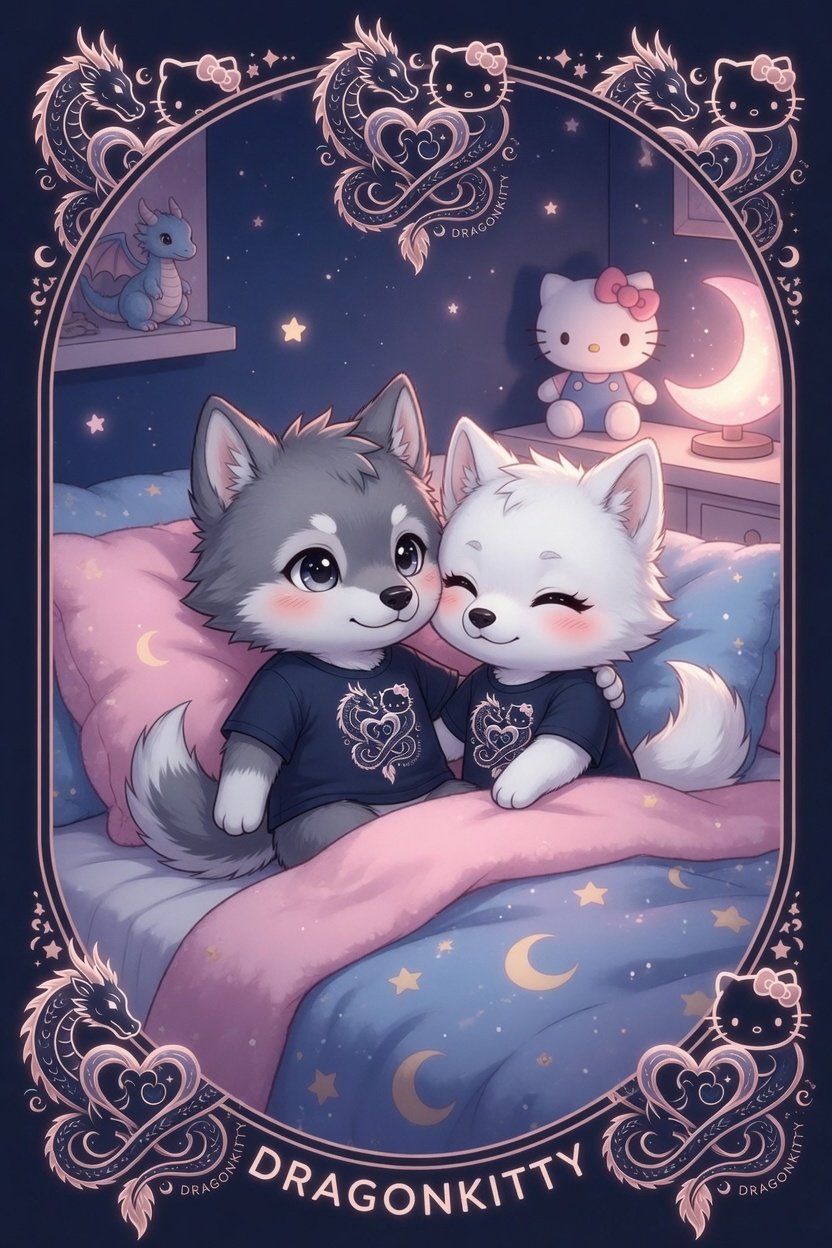 #Whimsical #WolfWednesday #DragonKitty What do you think @gigisaiart247 @Jinx @harvy1969