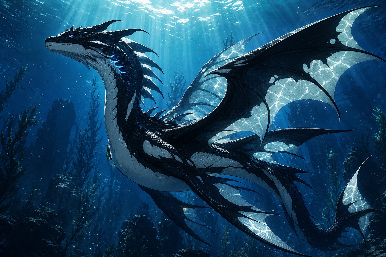 Aquatic Dragon - Orca Palette
