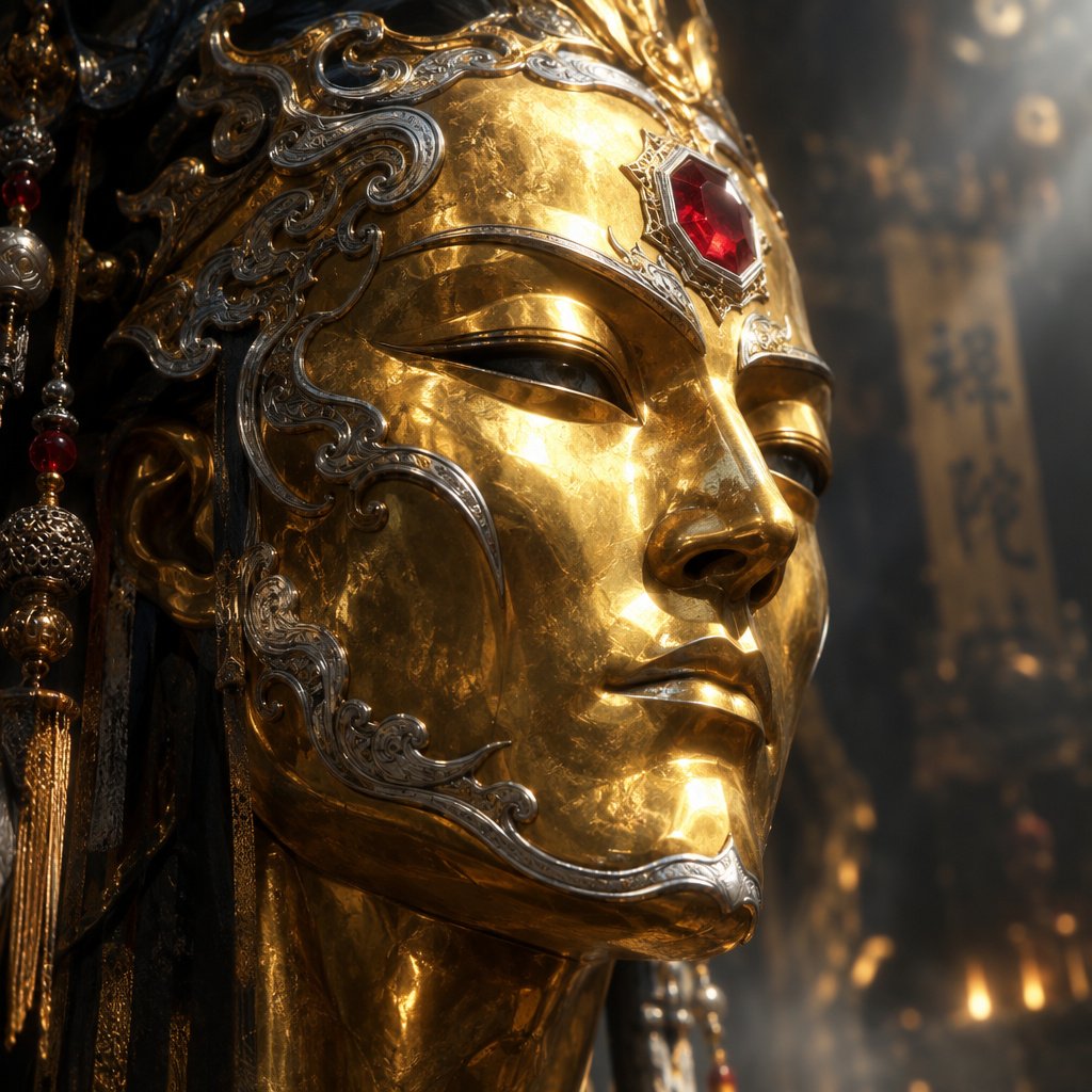 Golden Death Mask
