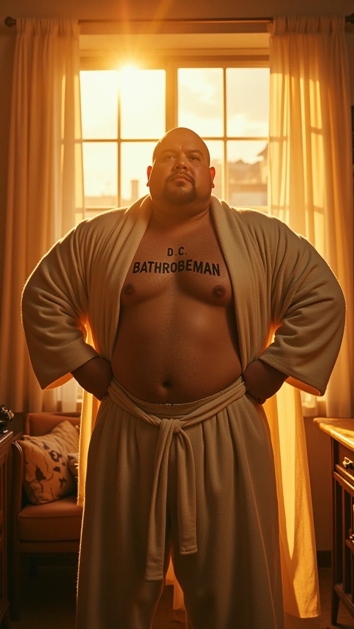#SuperheroSunday Meet Bathrobe man 💪