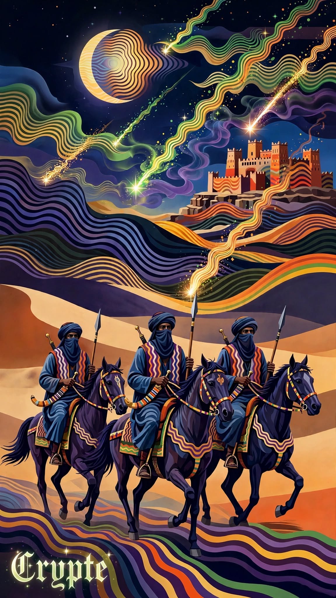 #AiArtStyles2 By @GuruScorpion 🦂💥 Day 3:Surréal Dreamcore ✨ Moroccan warriors ⚔️