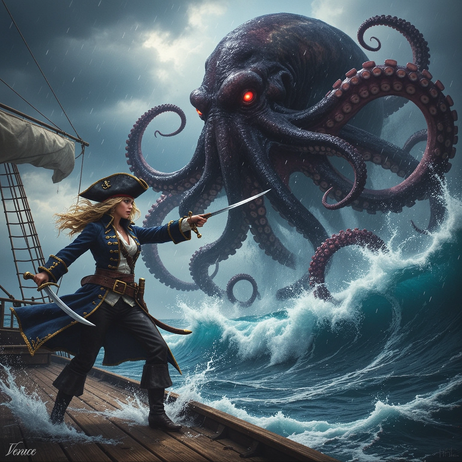 #OctoberLegends by @GuruScorpion The Kraken The Phantom