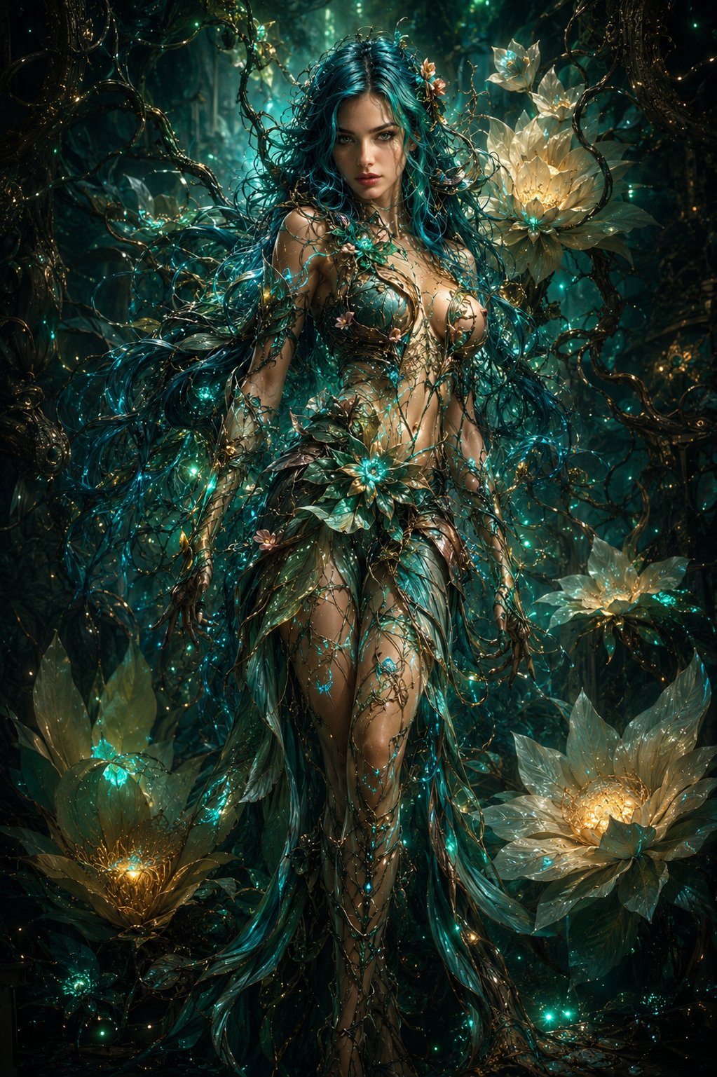 #AmberbyNevyn #chatGPT Botanical Immersion by @GuruScorpion