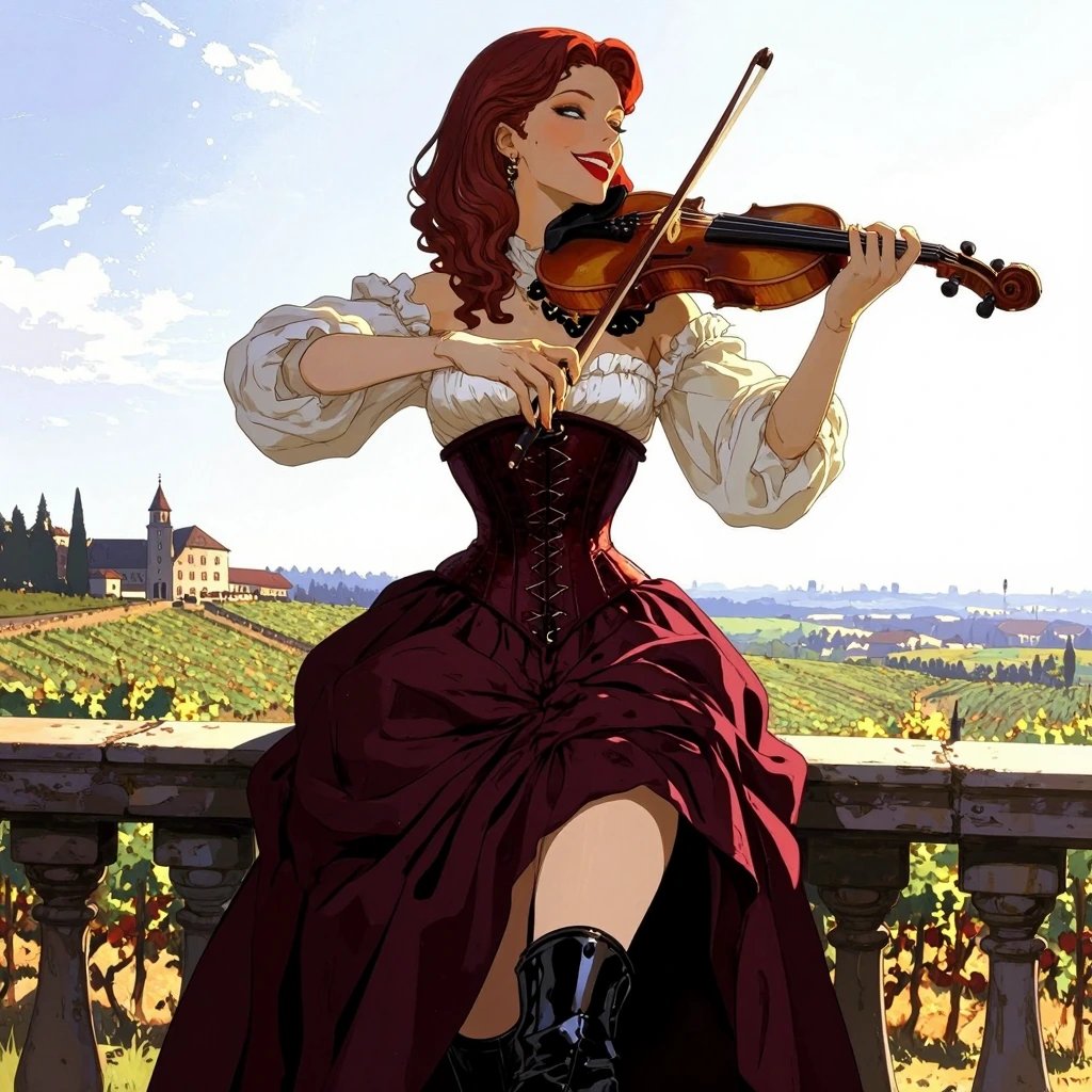 Gothic Bard / Wine Red / Violin #SepJedAi26