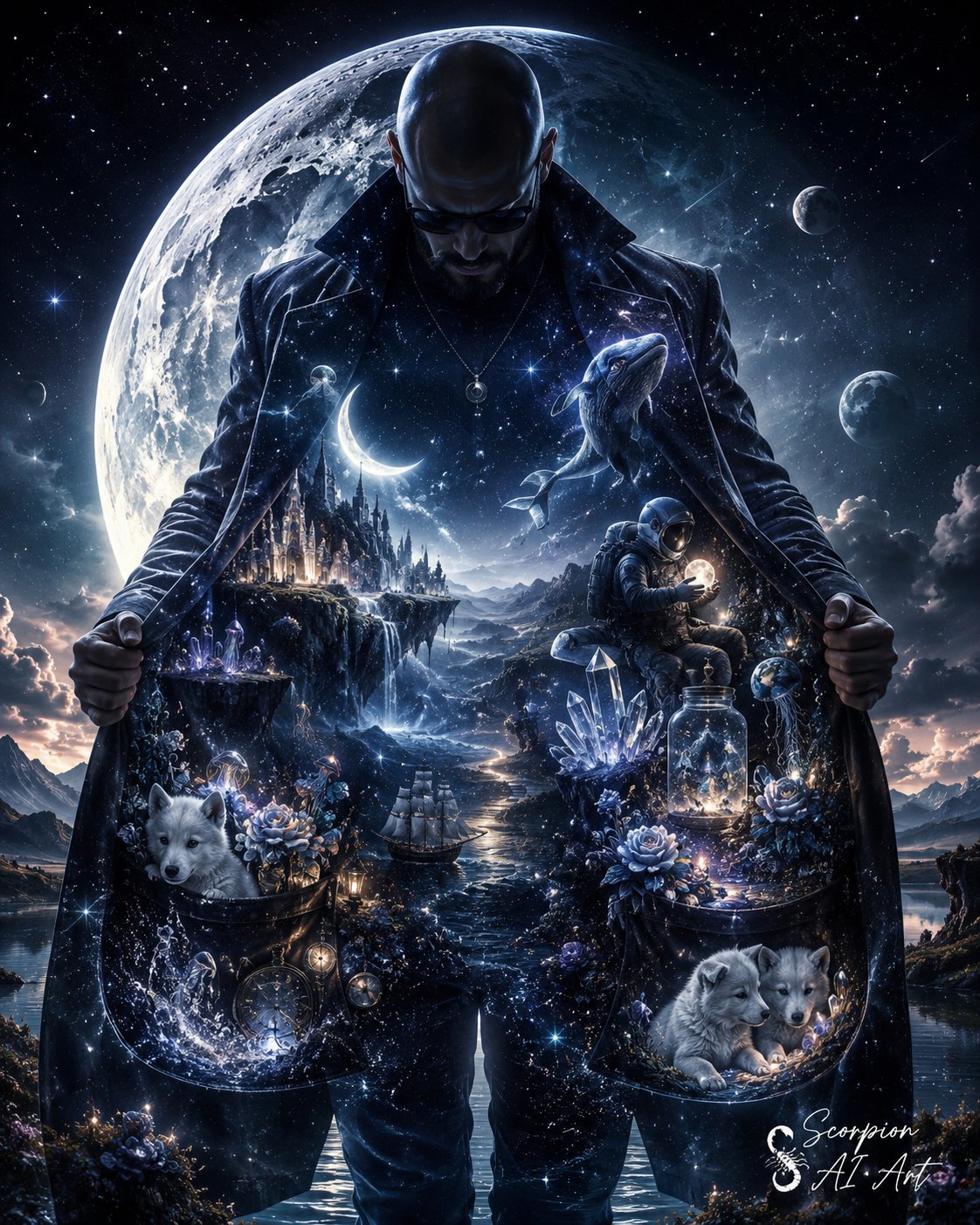 #dailyspark what the moon keeps in its pockets