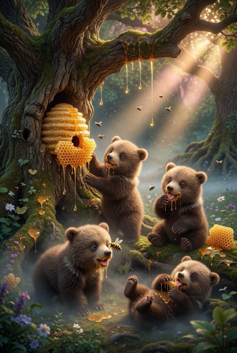 #SeasonsofFirstBreath May Challenge by @GuruScorpion Bear cubs at first light