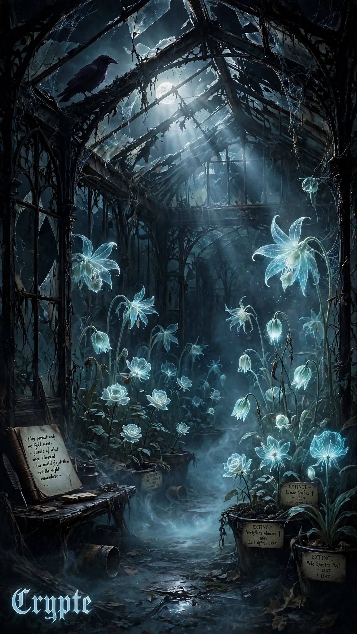 #dailyspark “a greenhouse of extinct flowers”
