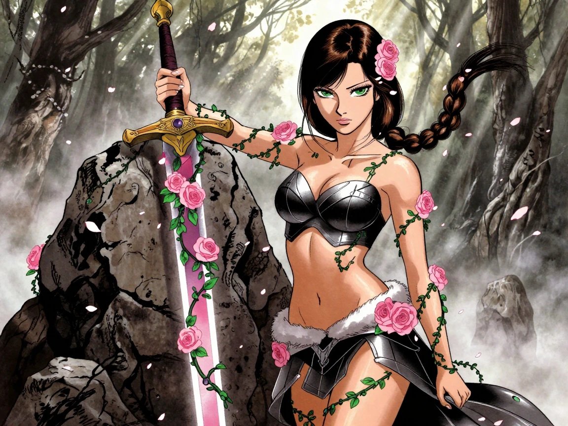 #AllThingsSpring. April Challenge By @GuruScorpion Rose Blade rose 🌹 🗡️