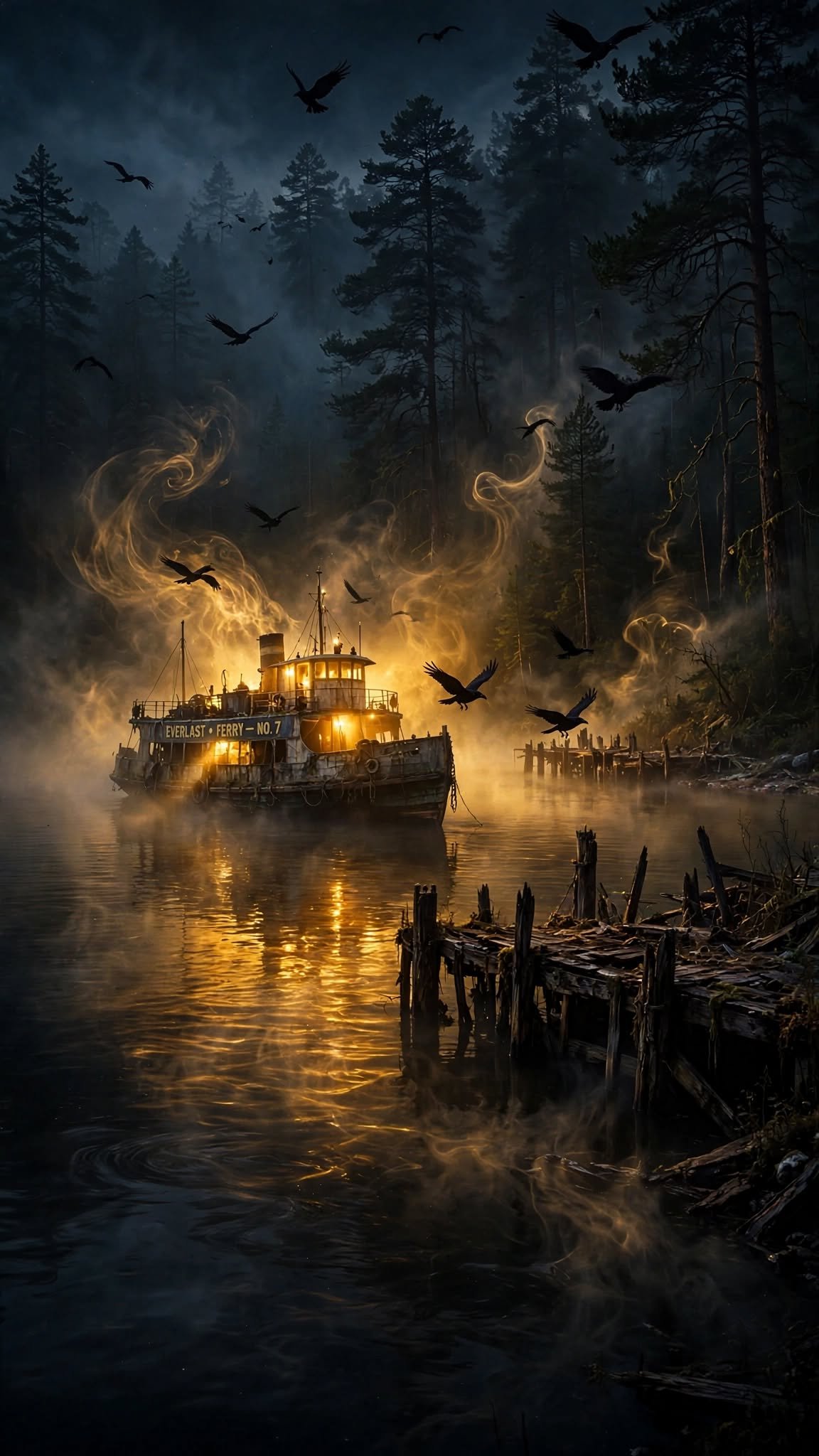 #dailyspark “the ferry that never quite arrives”😱