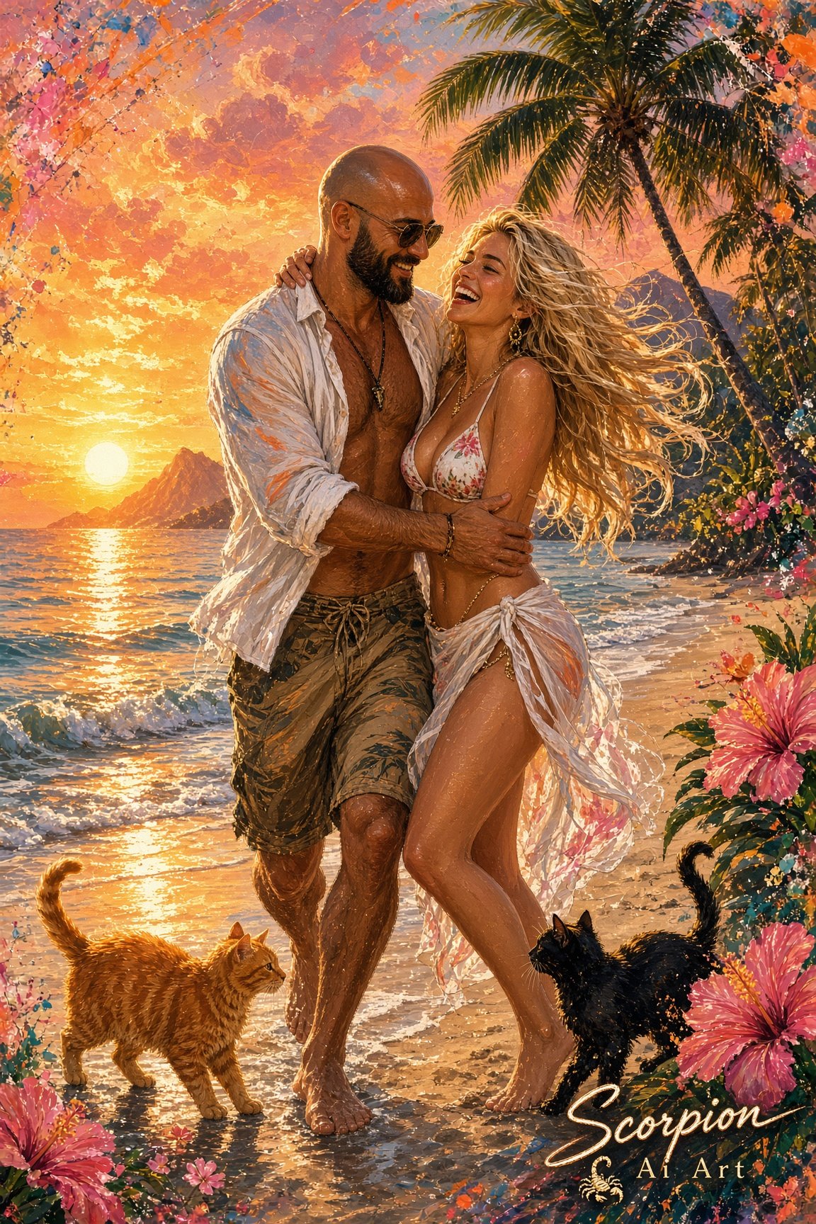 Happy #Caturday MZ family May you find someone that truly sees your worth and hold on to them. 🧡🦂