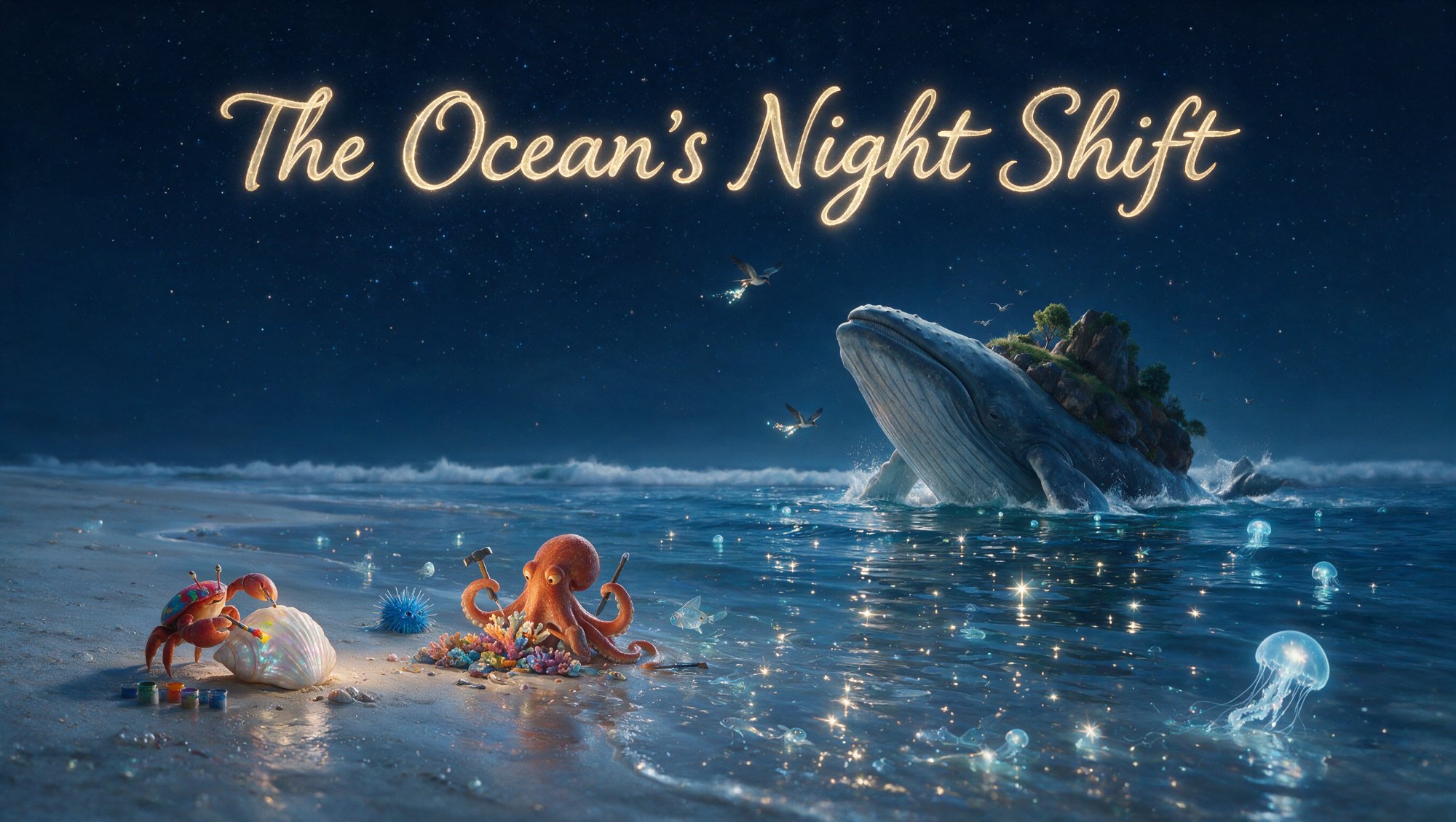 Ever wonder what happens at the beach at night?