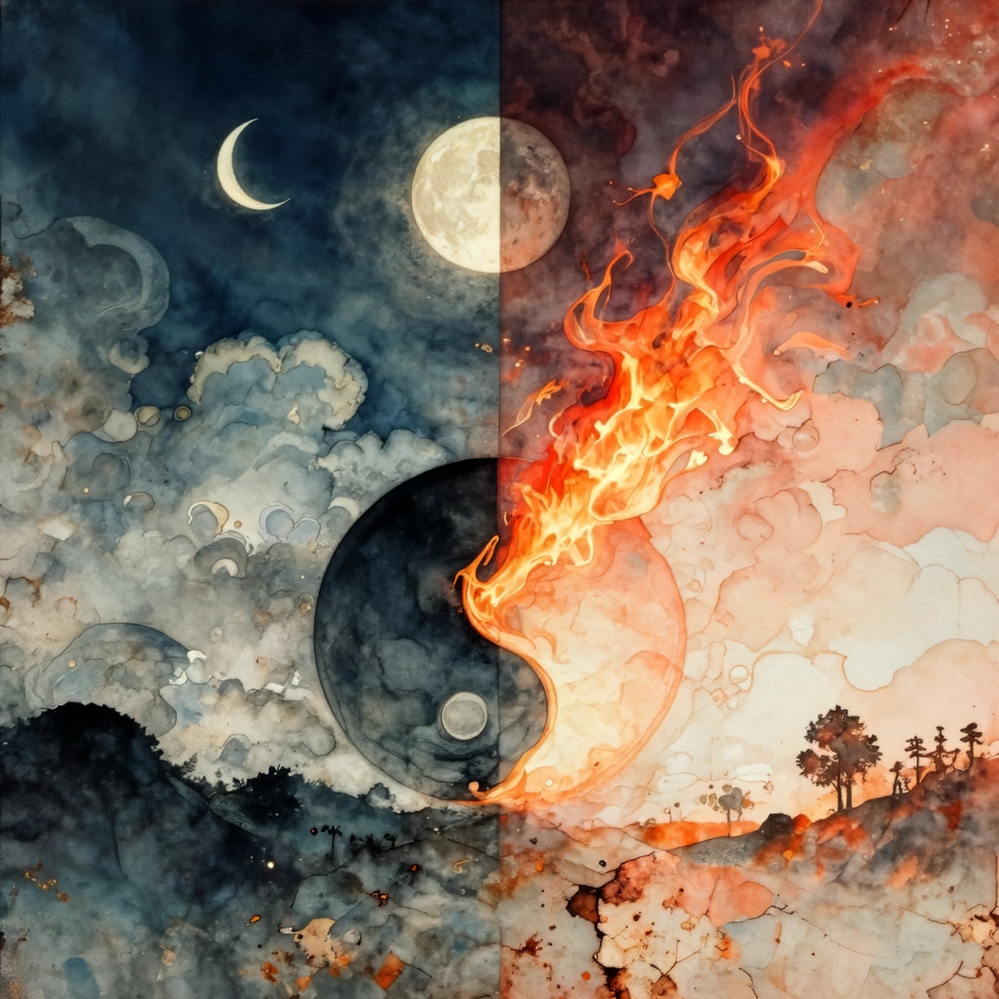 Where the shadow ends, the light begins. A perfect cycle of becoming π₯π