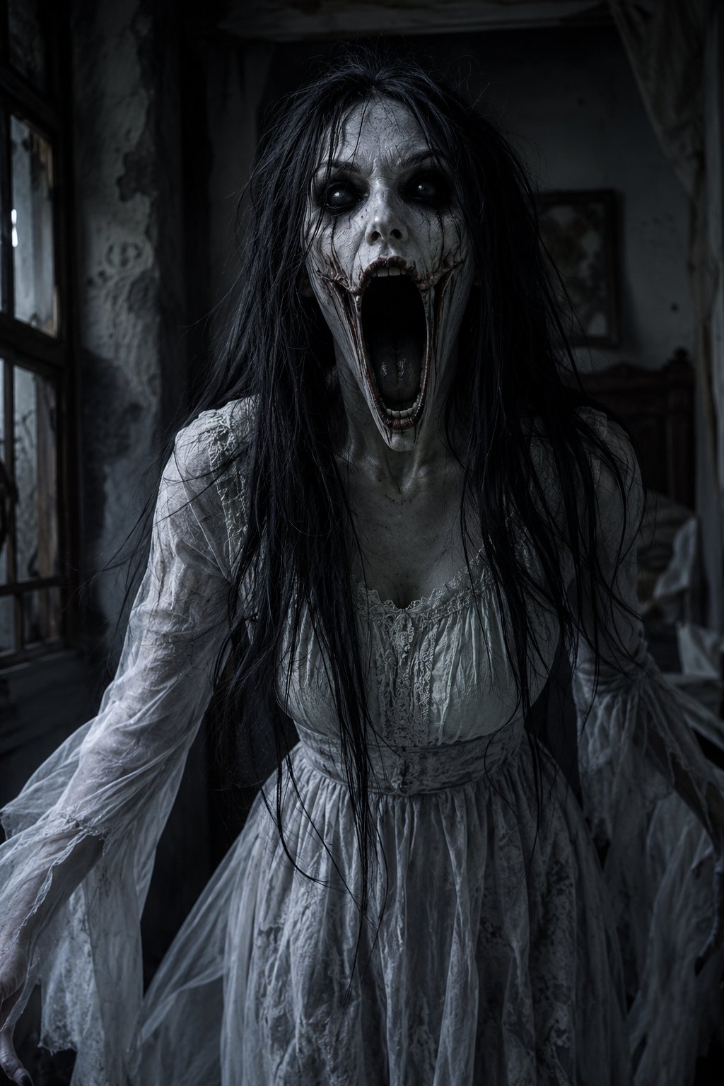 Welcome to my nightmares. I have seen this being in my sleep. When I see her I feel a sense of terro…