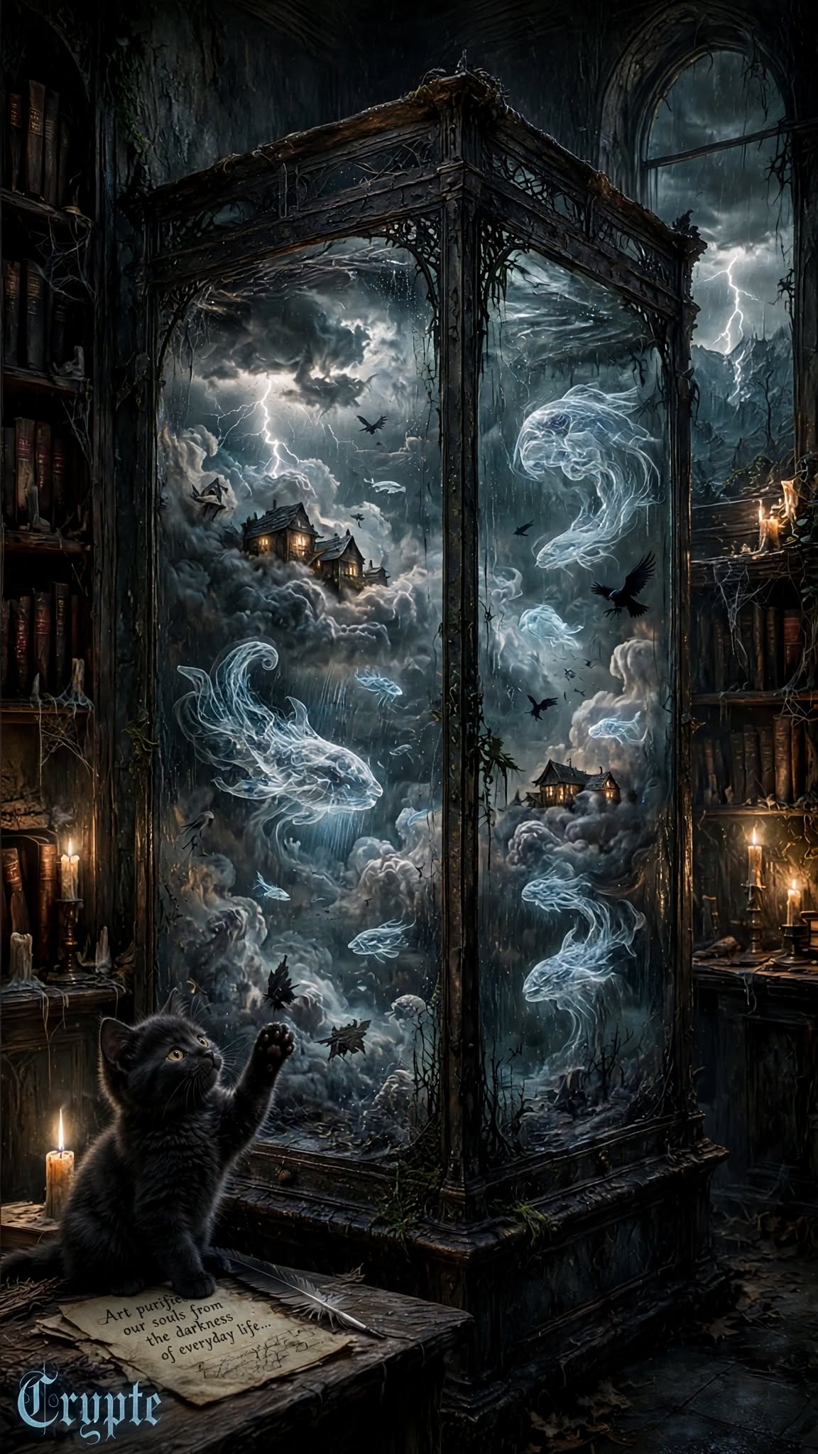 #dailyspark "An aquarium of clouds"☁️☁️☁️ Have a very nice Sunday dear creative Friends 🙏🌞✨