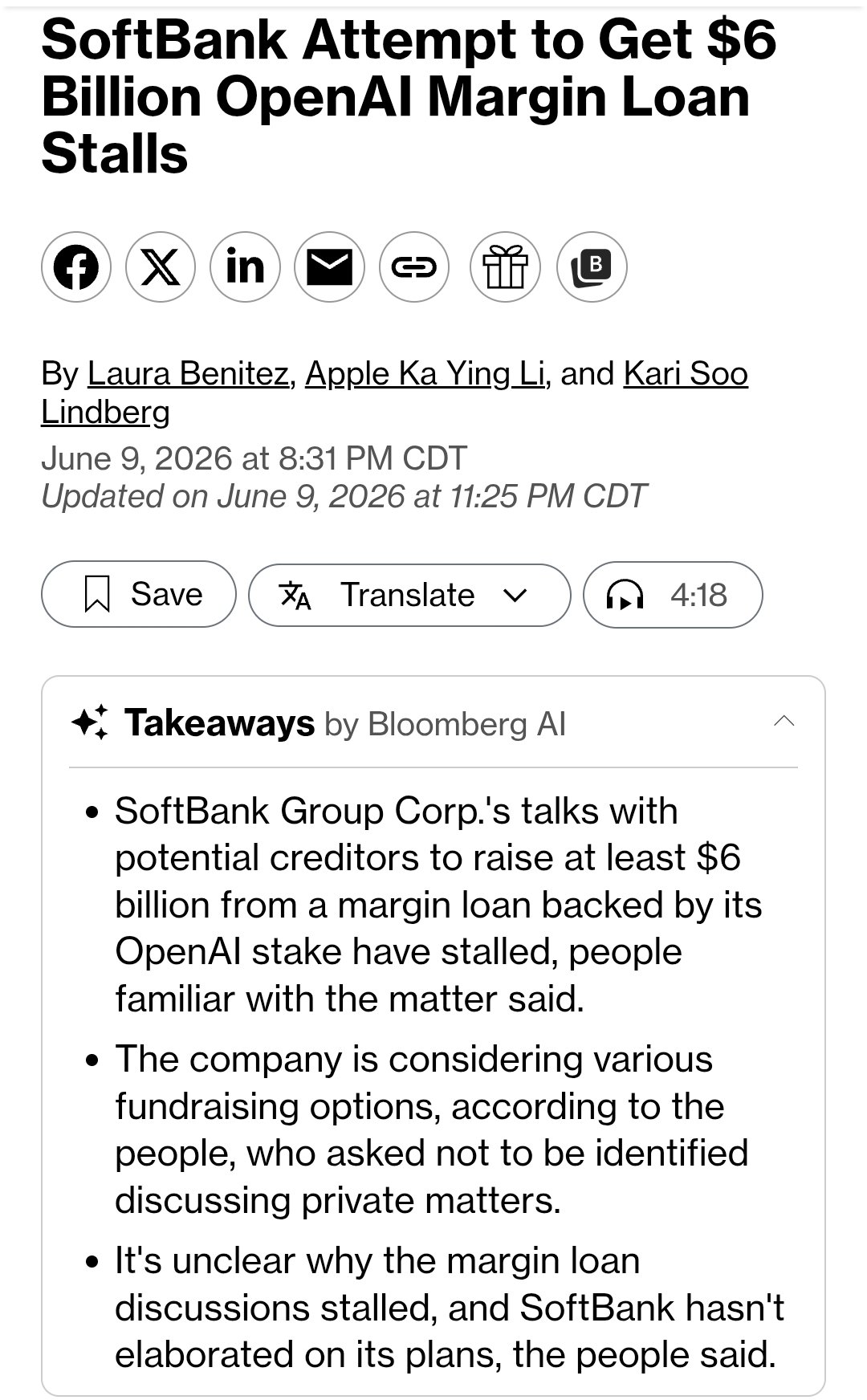 There are signs 🫧🫧🫧🫧 This is one of the LARGEST venture capital firms in the world. The banks said N…
