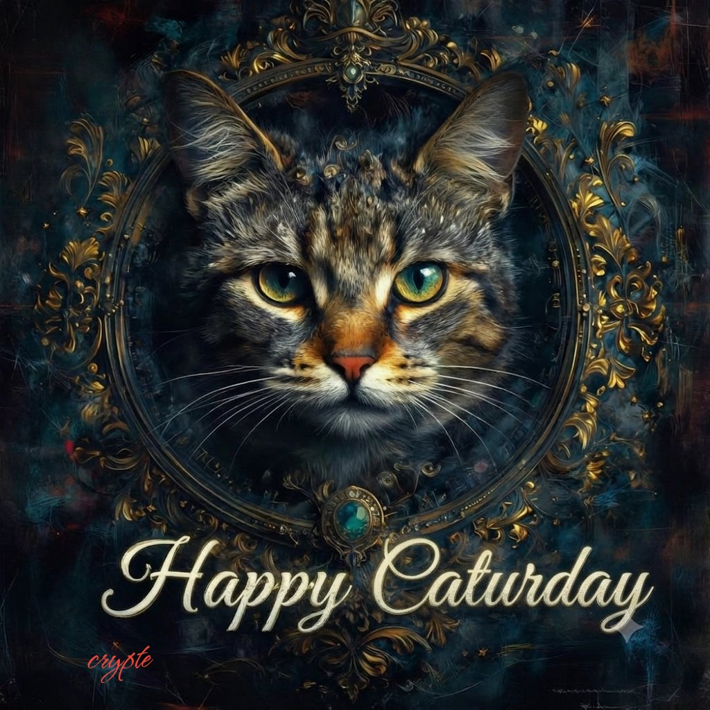 #happycaturday Have a very nice Saturday dear creative Friends 🙏✨🌞