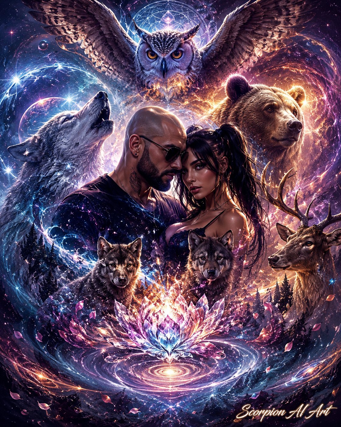 ~ May AI Art Challenge ~ #SeasonofFirstBreath A journey through birth, instinct, and wild spirit Hos…