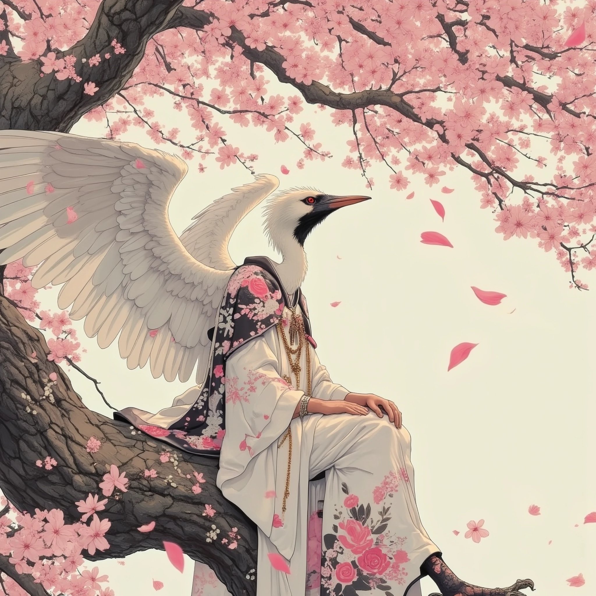 #AugJedAi26 Harpy / Pearl White / Cherry Blossoms