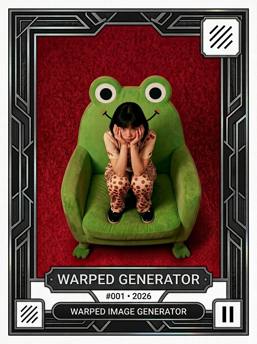 Testing out @higginswerx new app! I made this card for the new Warped image generator in like 30 sec…