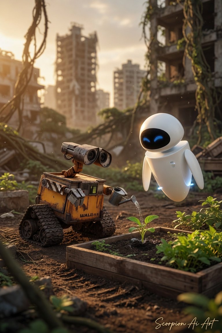 #dailyspark A robot learning to garden