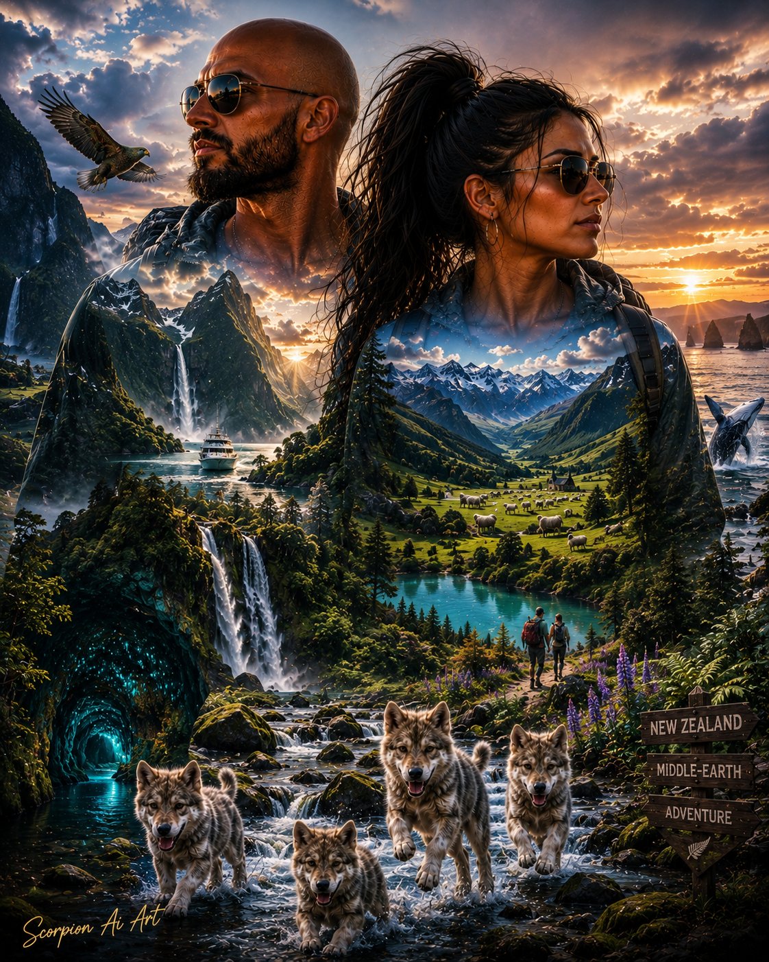 🇳🇿 Day 23 — New Zealand Theme: Middle‑Earth Adventure #bucketlist Hosted by @GuruScorpion Day 23 ope…