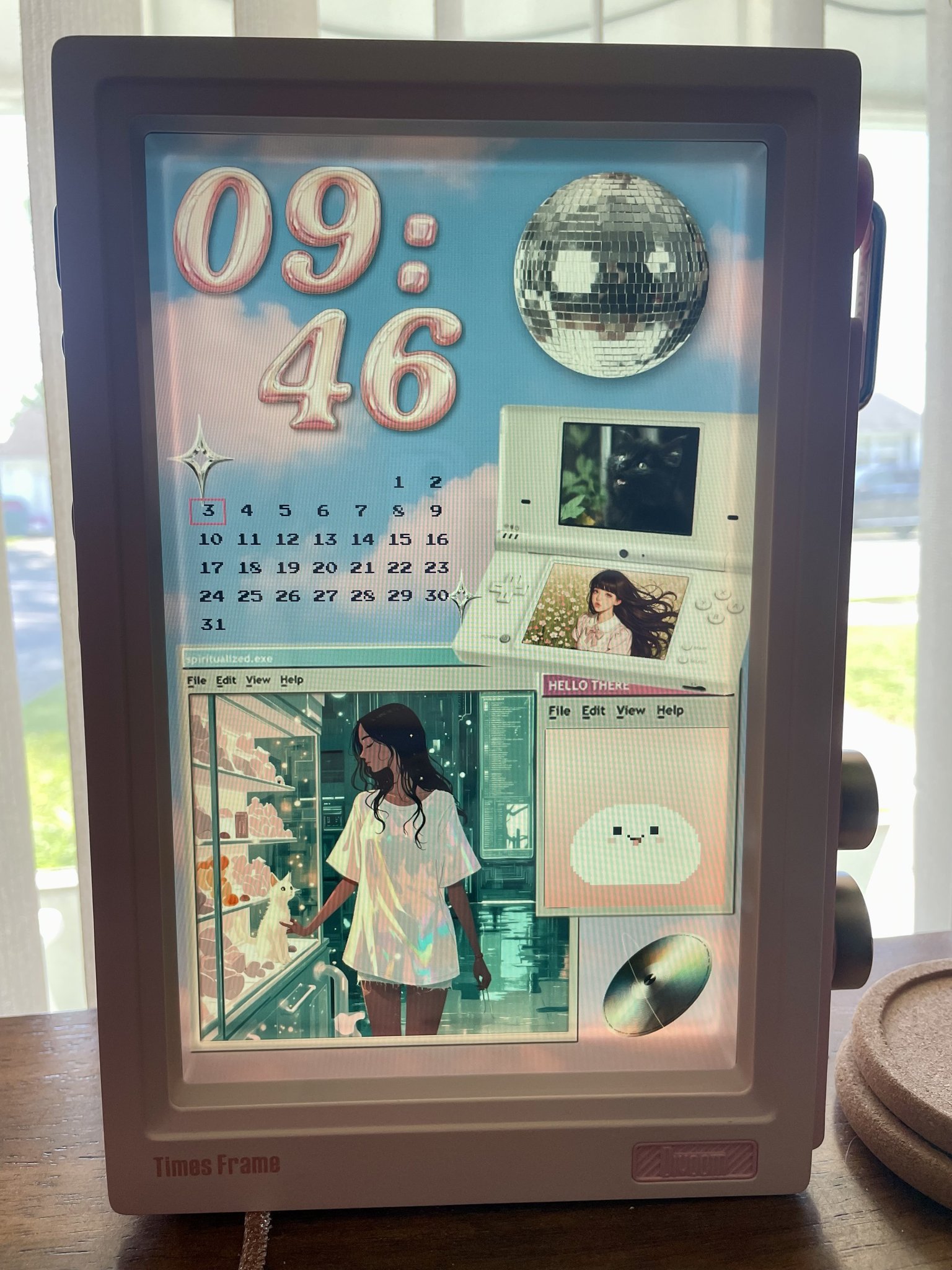 My son got me a Divoom Times Frame. I love it for displaying AI art and other images/photos. It work…