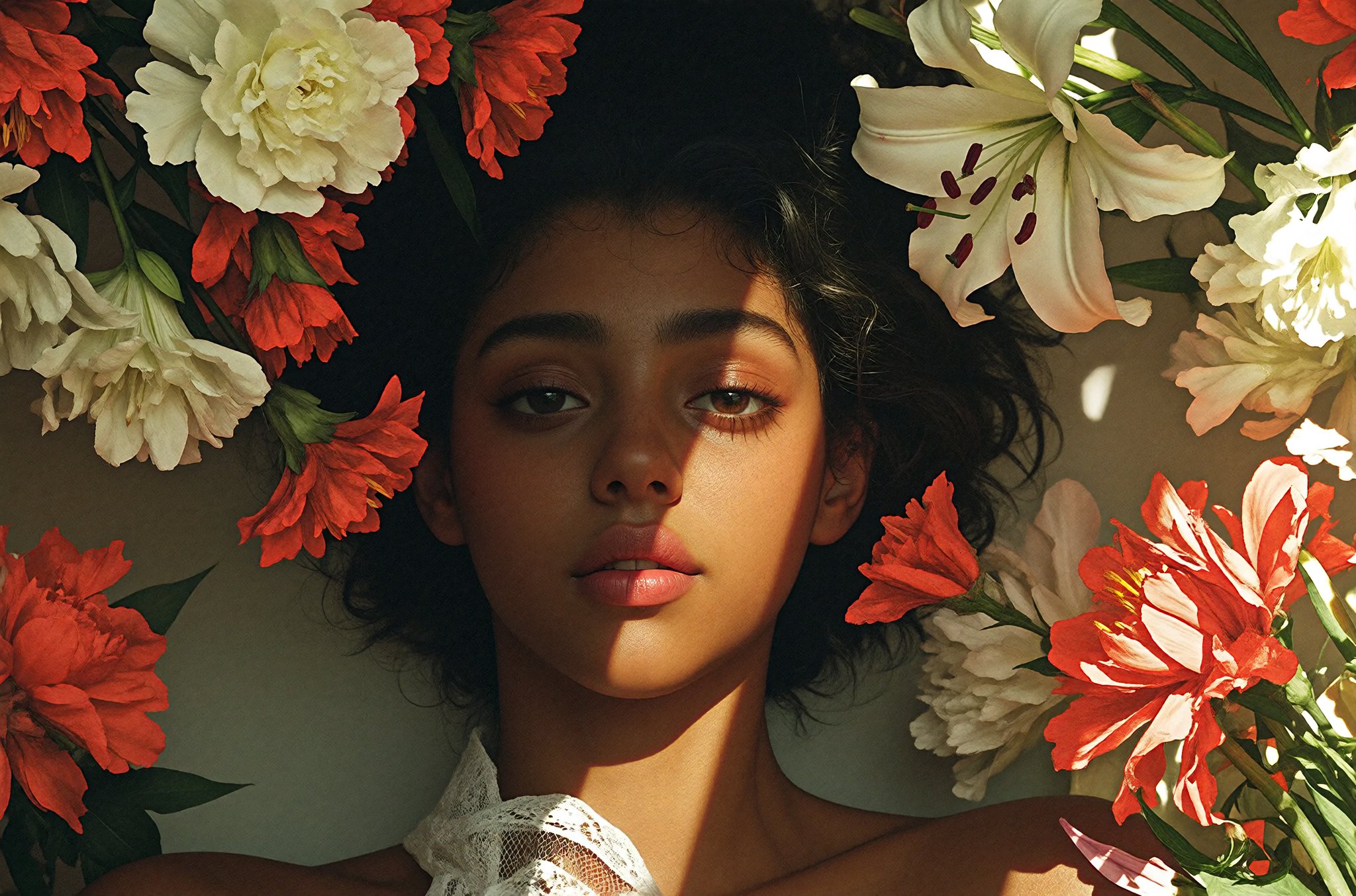 A flower among flowers 💮