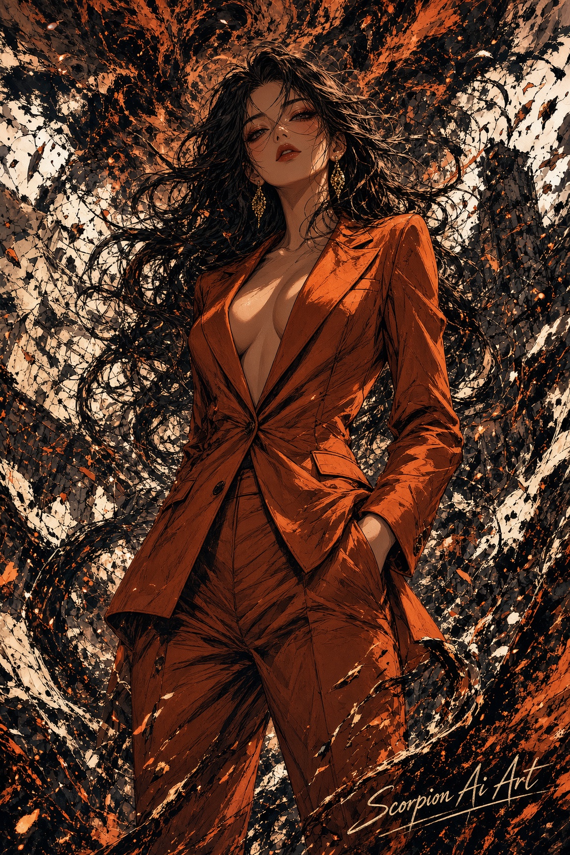 Terracotta Orange Pantsuit All Welcome #PromptShare A powerf…