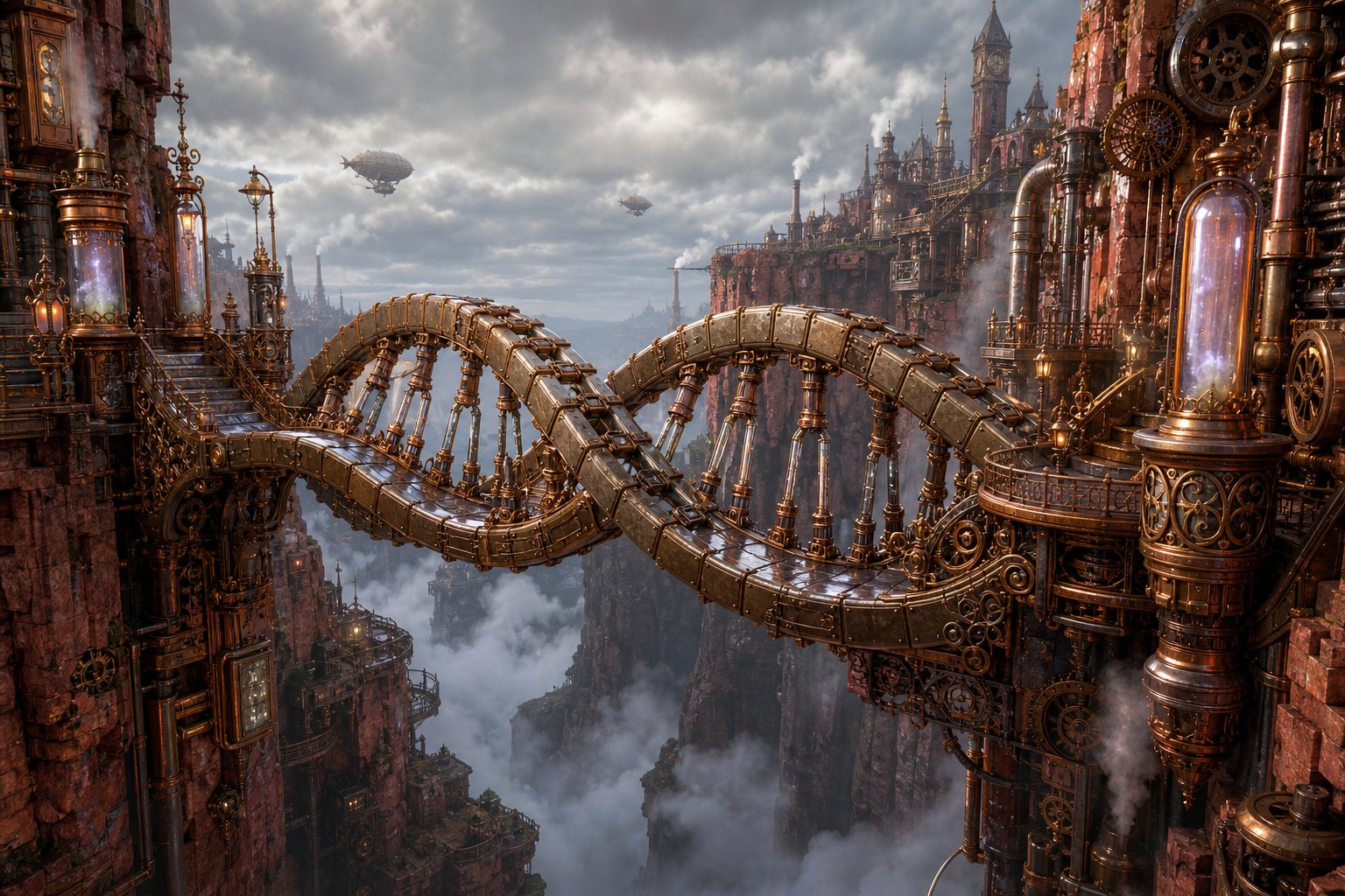 Steampunk Bridge - Closed for Repairs