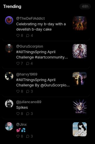 Trending! @TheDeFiAddict @GuruScorpion @harvy1969 @juliancan…
