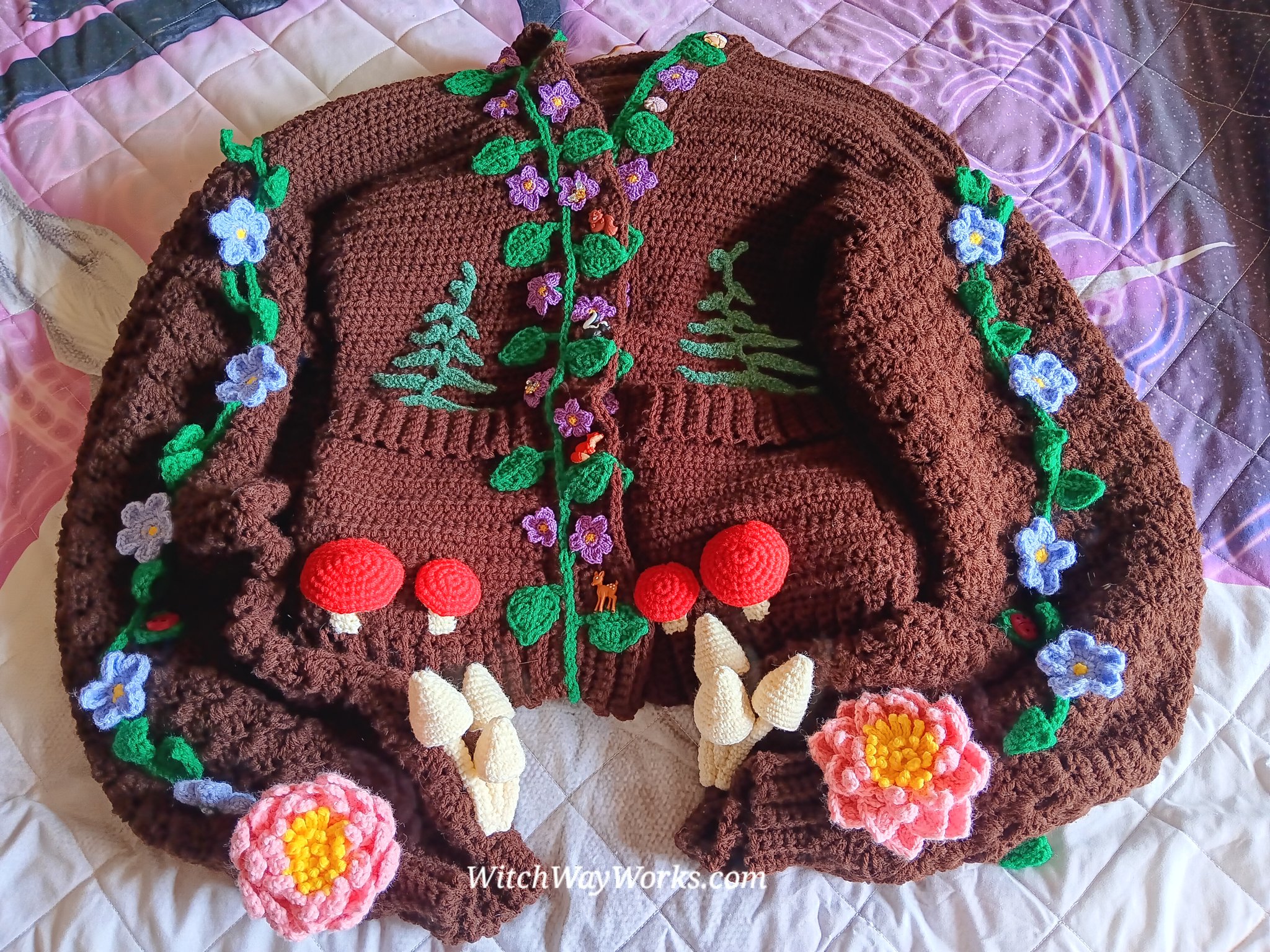 This is a creation I made a while back. The person wanted a sweater, but like an enchanted fairy for…