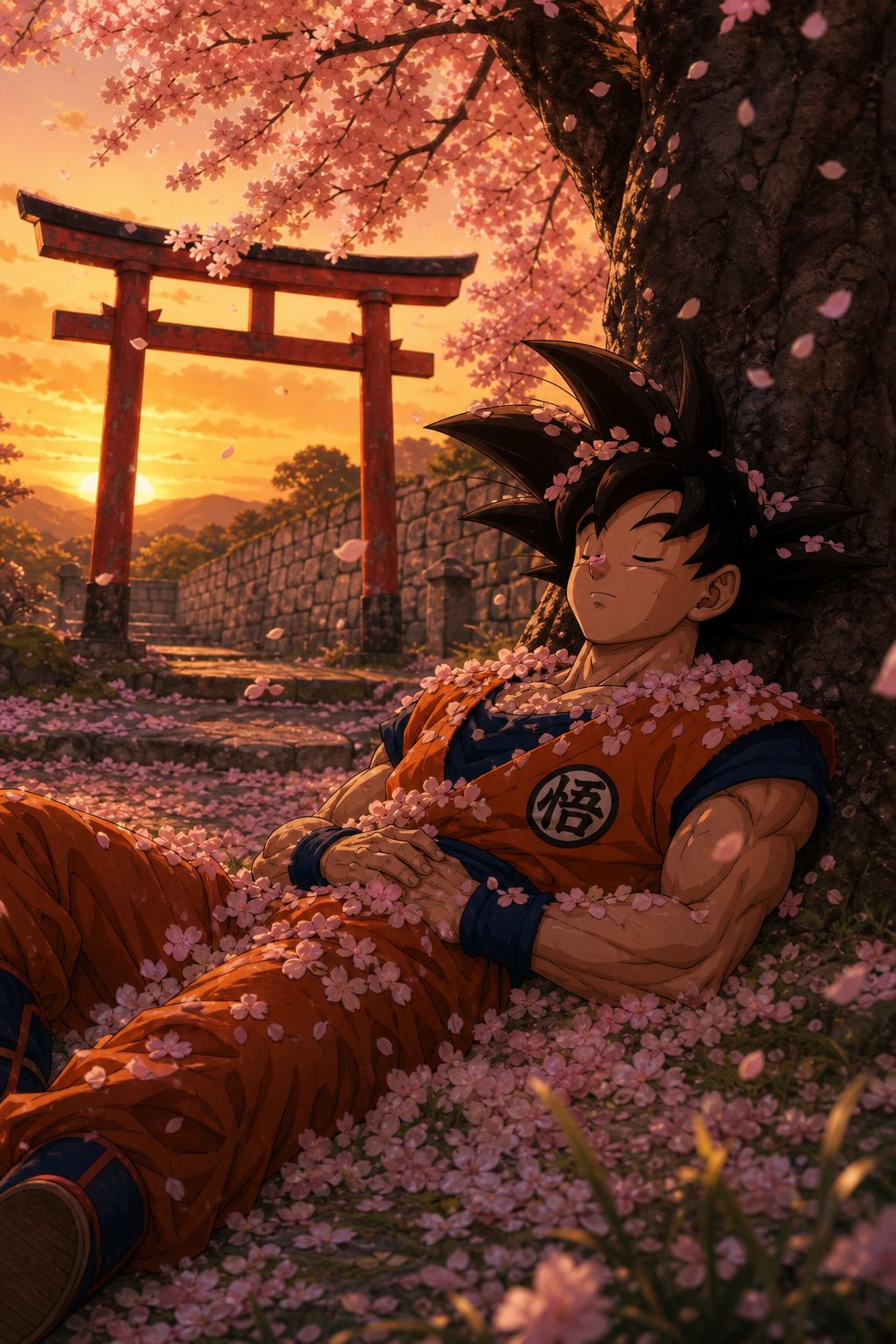 Sleeping Goku