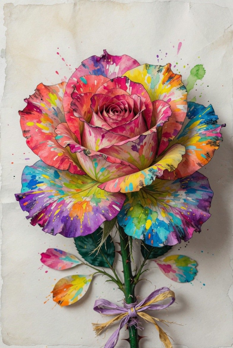 A Rose a day Reminds the heart to stay For @gigisaiart247 Share 🌹