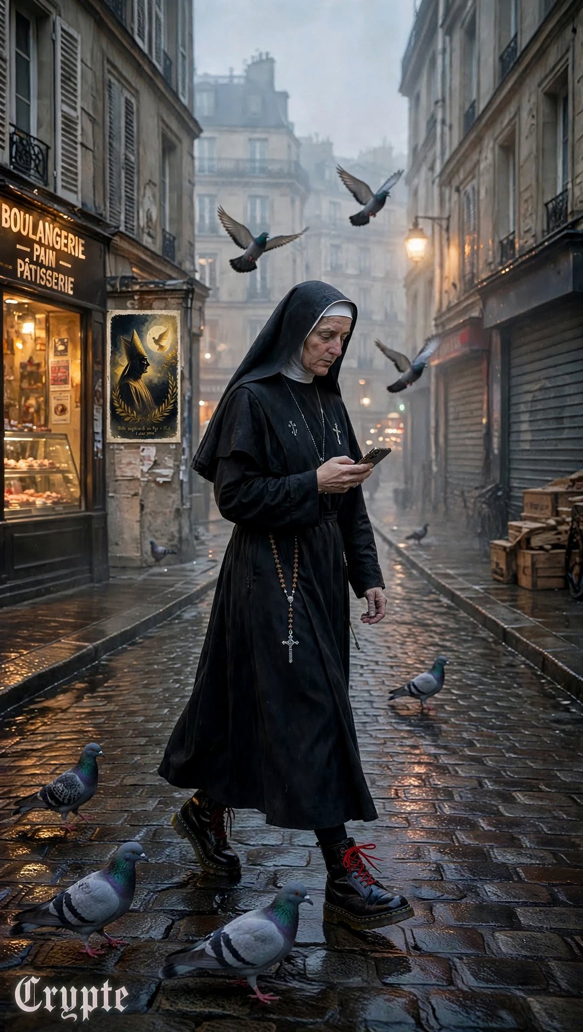#NunDay One last message to the Pope, who has left Paris? 🤔