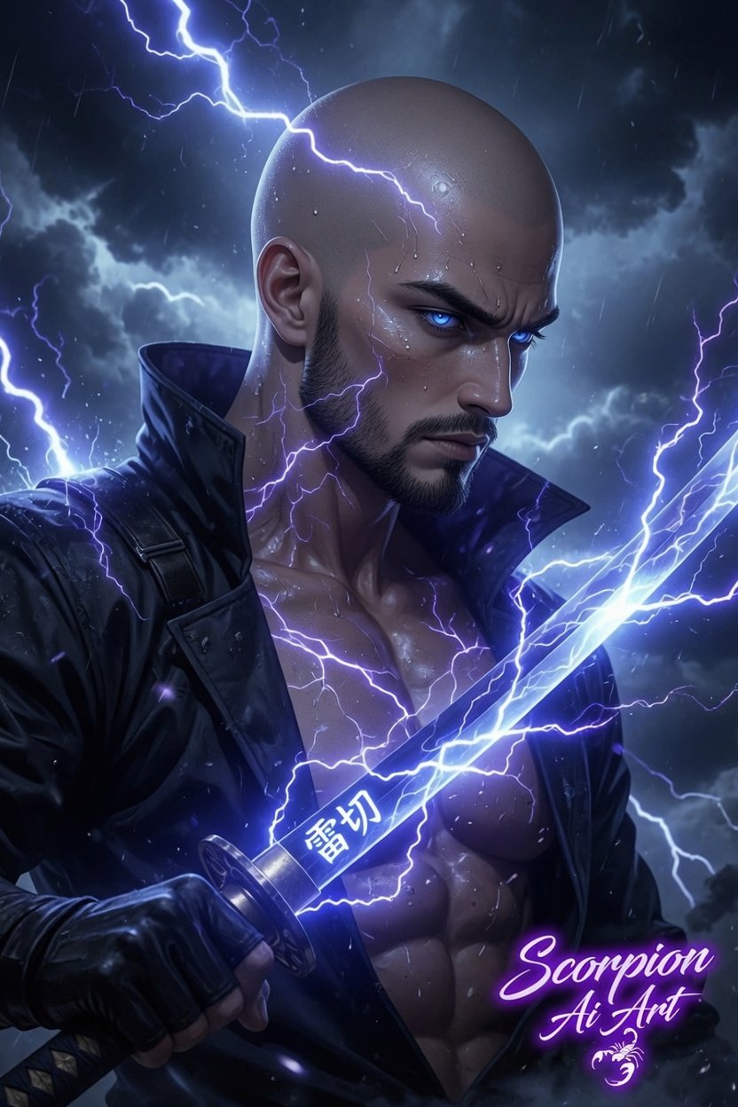 Raikiri - The Lightning Cutter #AugustAiocalypse #synthart