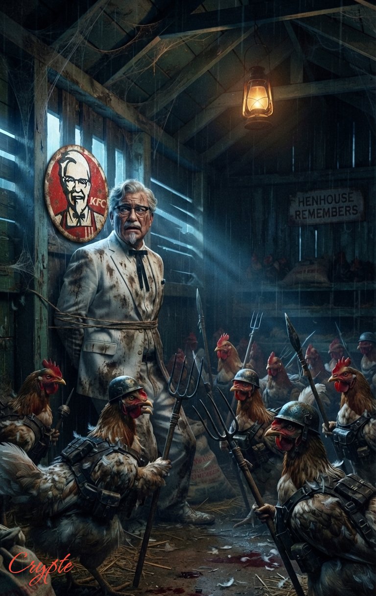 Revenge of the henhouse!!💀🐔🐓🤣