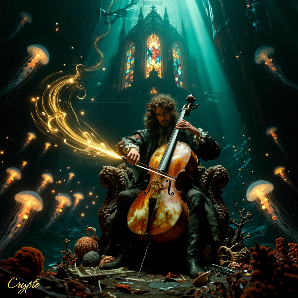 #dailyspark "the cellist of the deep trench"