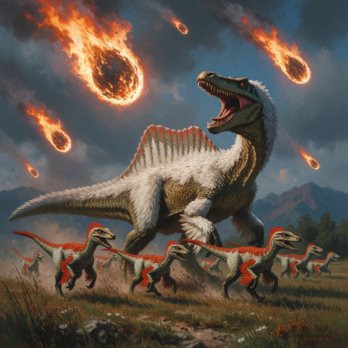 #DinoWeek by @GuruScorpion Extinction Event