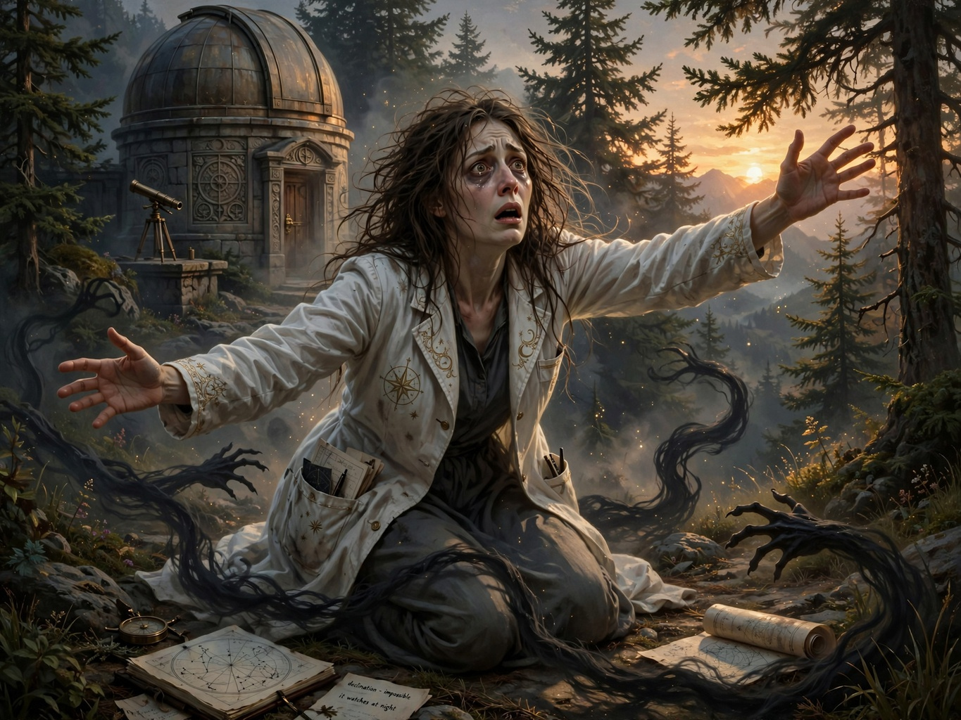 #dailyspark The astronomer who fears the dark.