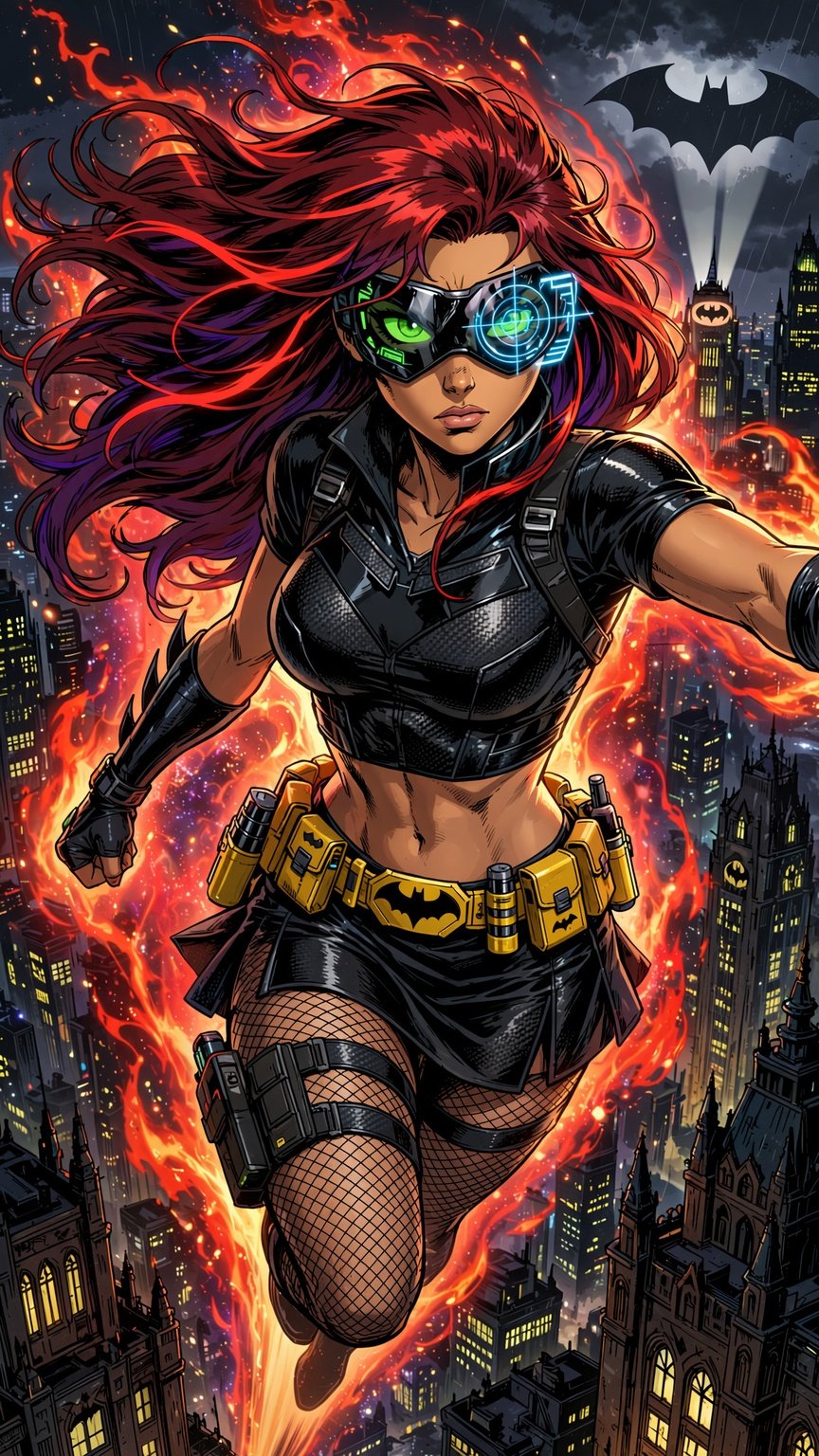 What if Batman trained Starfire?