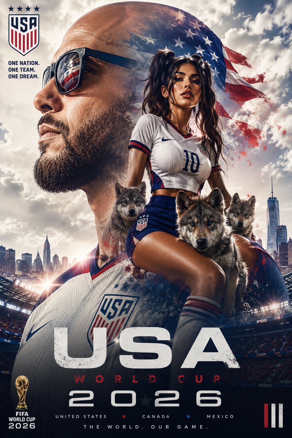 Stars Up, Stripes Strong — USA, let’s bring it home #WorldCup2026 U….S…..A 🇺🇸 Team up with @gigisaia…